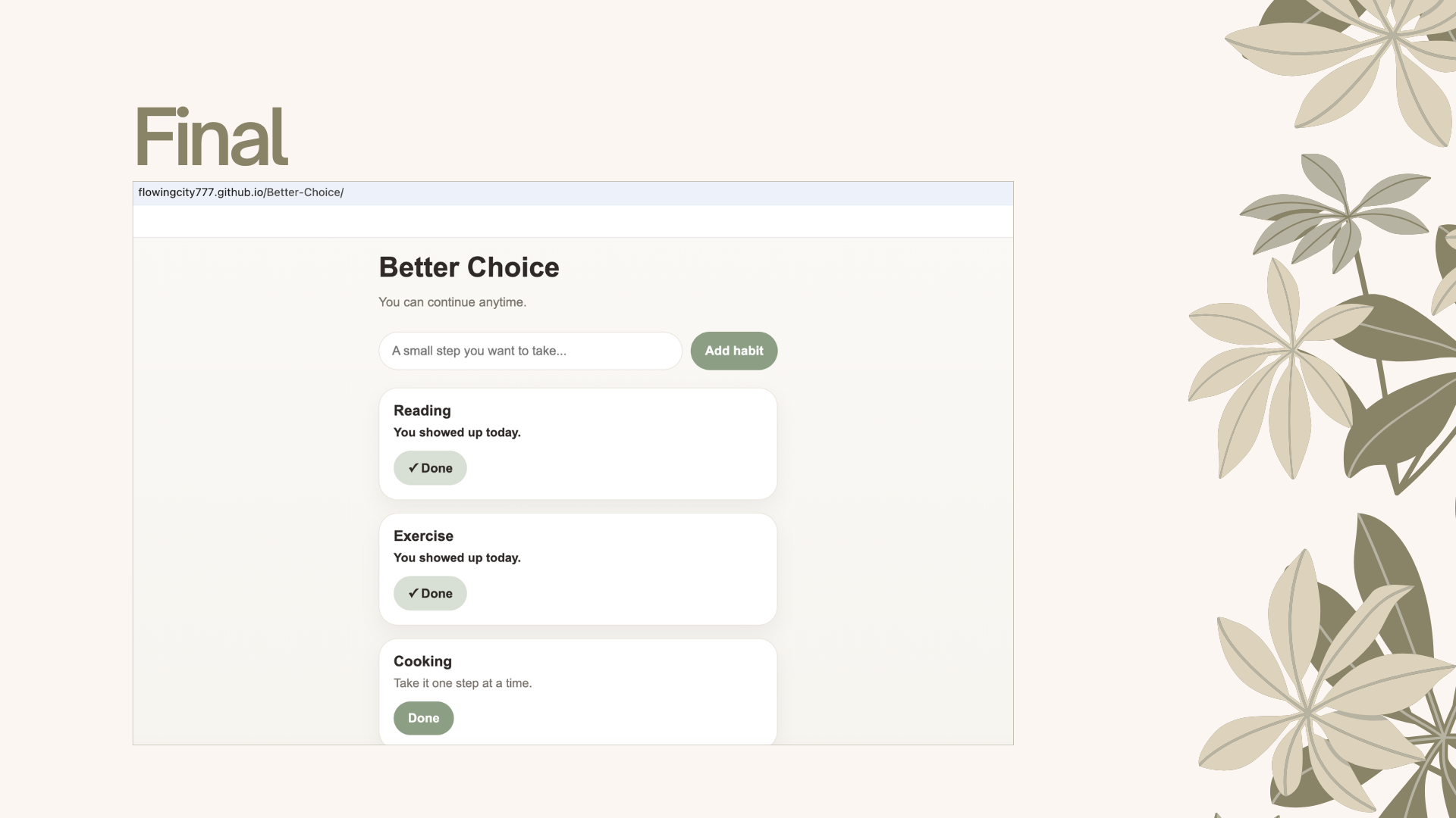 Preview of Better Choice