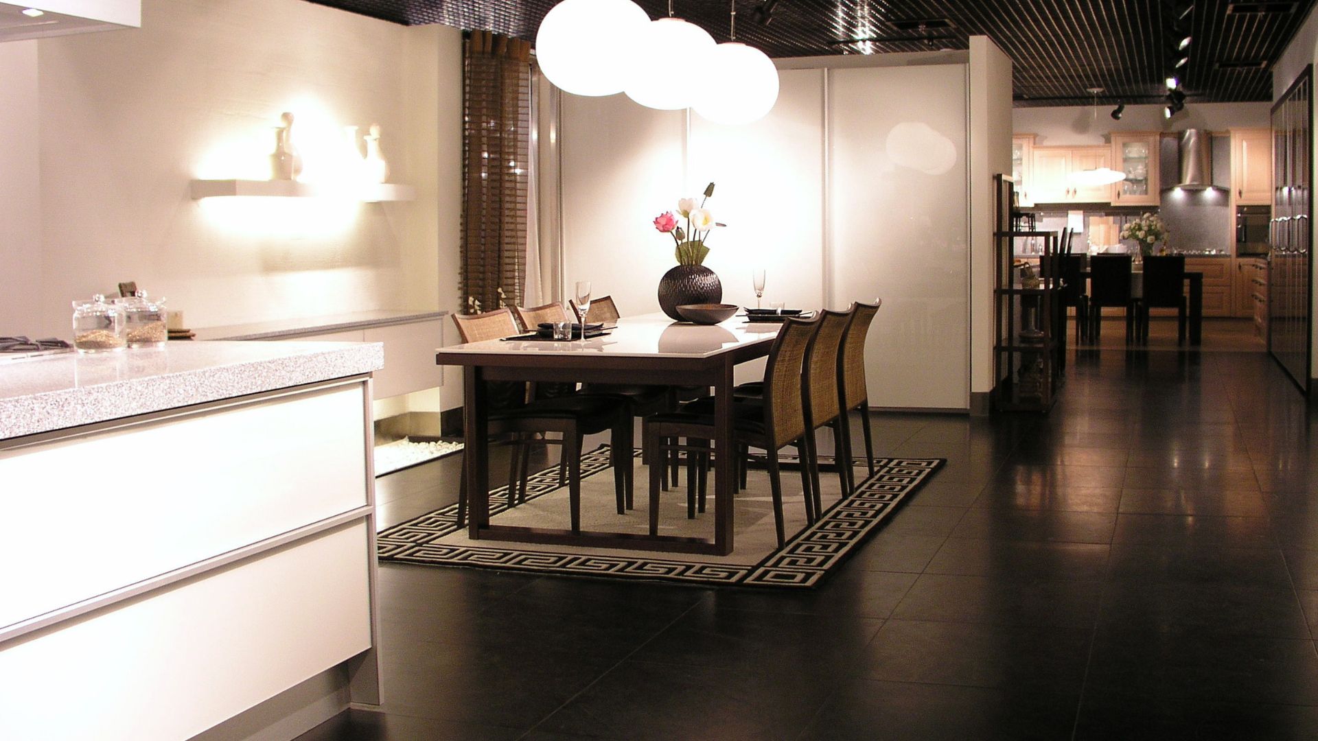 Wide view of the Hanssem Beijing showroom